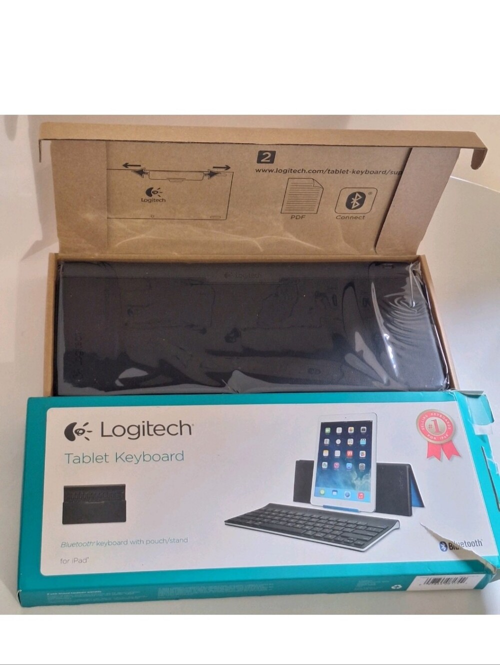 Logitech Bluetooth Keyboard For iPad 2 3 4 Air Mini BRAND NEW Black